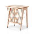 Fantastic Ash Wood Durable Elegant Side Tables